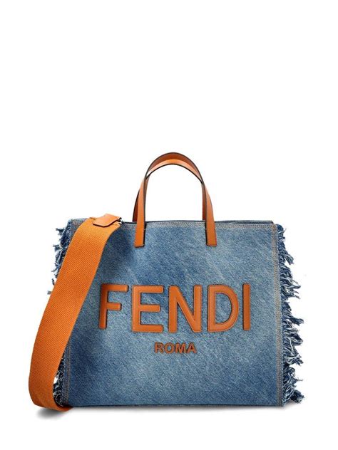 fendi tote sito ufficiale|fendi denim tote.